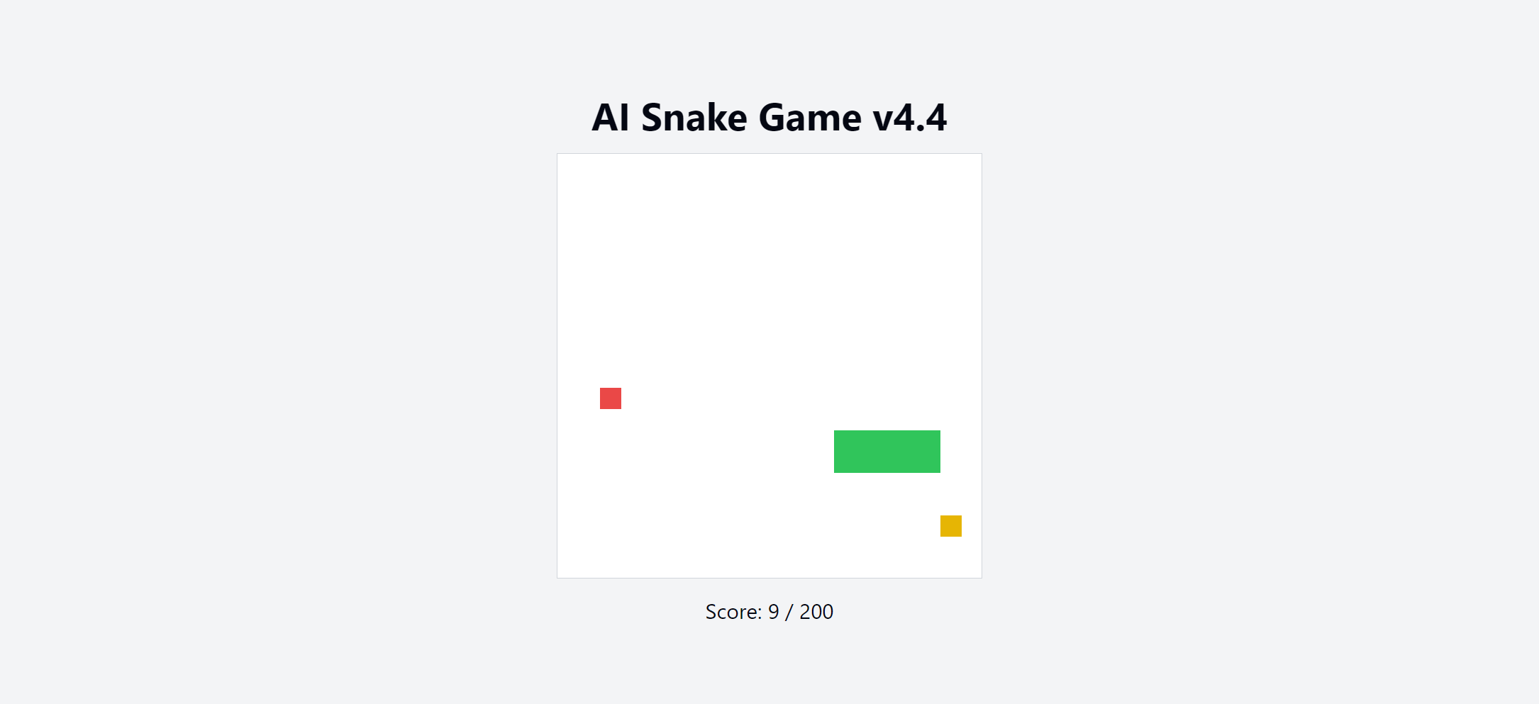 Experimenta el juego Snake con IA donde tanto tú como una IA pueden jugar. Claude Sonnet 3.5 trae magia a los juegos Pruébelo con este enlace y personaliza tu experiencia.¡Vamos a ver si podemos hacer que la IA sea victoriosa!