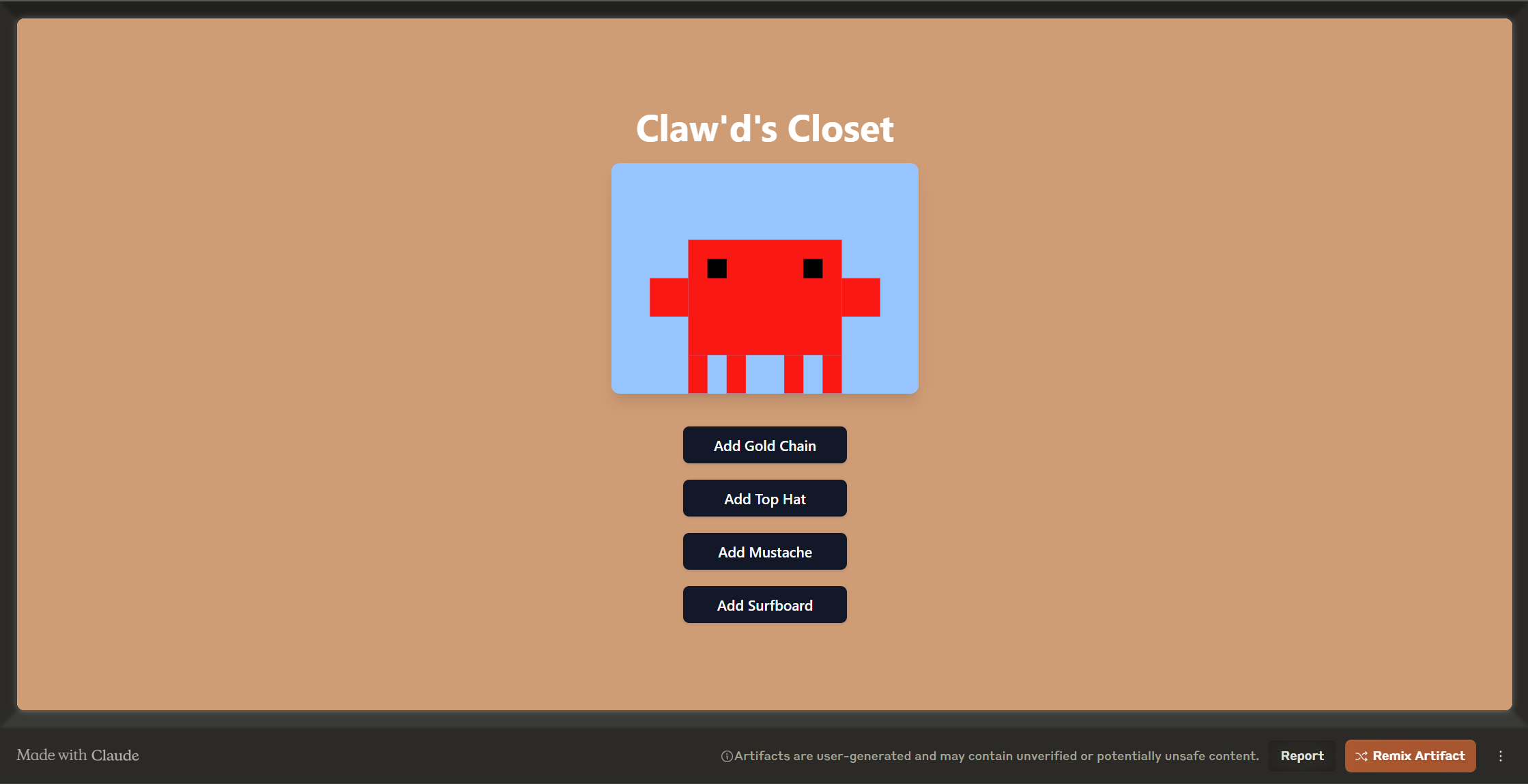 Explore Claw'd's Closet - Your Ultimate Cartoon Character Wardrobe!